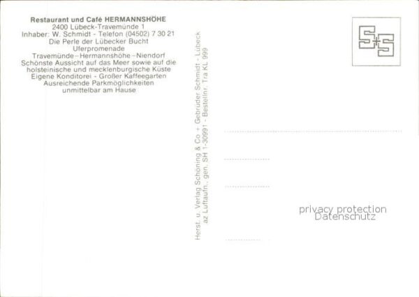 Travemuende Ostseebad Restaurant Cafe Hermannshöhe Fliegerauf – Bild 2