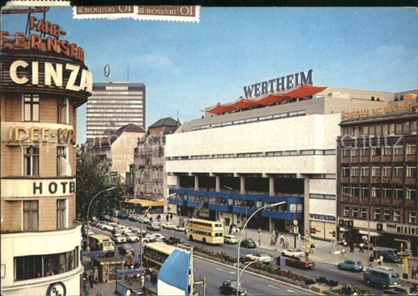 Berlin Kurfürstendamm Kaufhaus Wertheim