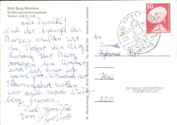 Wernfels DVJM Jugenderholungsheim Burg Wernfels – Bild 2