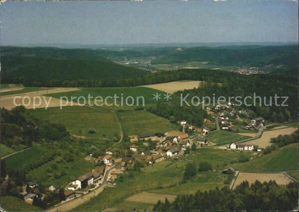 Annelsbach Fliegeraufnahme Hotel Pension Rehblick
