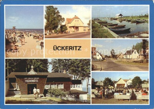 Ueckeritz Usedom Strandpartie Ratscafe Bootshafen Haupts