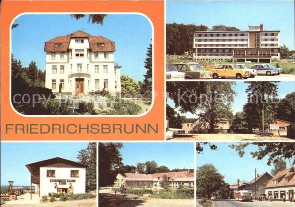 Friedrichsbrunn Harz Sanatorium Thälmann Bettenhaus Kurt Dil