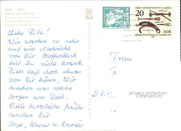 Suhl Thueringer Wald Rathaus Suhl Heinrichs – Bild 2