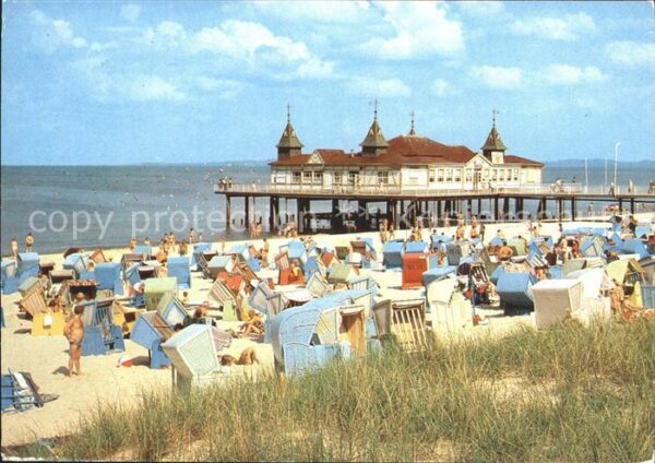 Ahlbeck Ostseebad Seebrücke Strandpartie