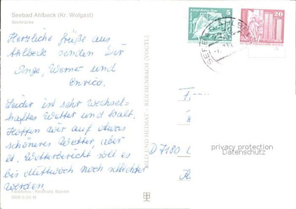 Ahlbeck Ostseebad Seebrücke Strandpartie – Bild 2
