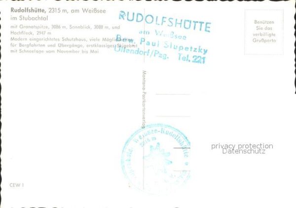 Rudolfshuette Weisssee am Weisssee im Stubachtal mit Granatspi – Bild 2