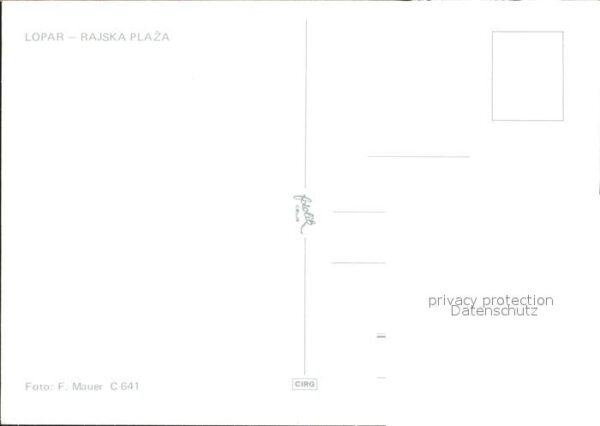 Lopar Rajska Plaza Fliegeraufnahme – Bild 2