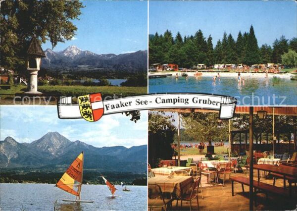 Faakersee Camping Gruber Bildstock Strand und Seg