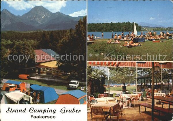 Faakersee Strandcamping Gruber Strandpartie Resta