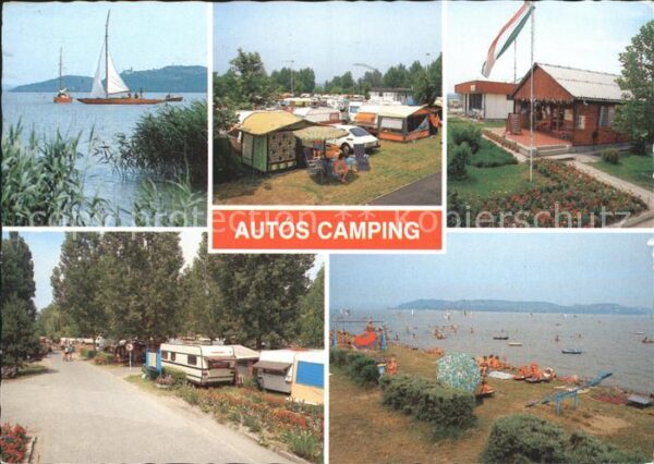 Magyar Velence Autos Camping Segelpartie Zeltplatz Bun