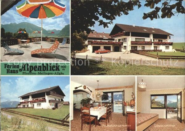 Meilingen Ferienhaus Alpenblick Frühstückszimmer