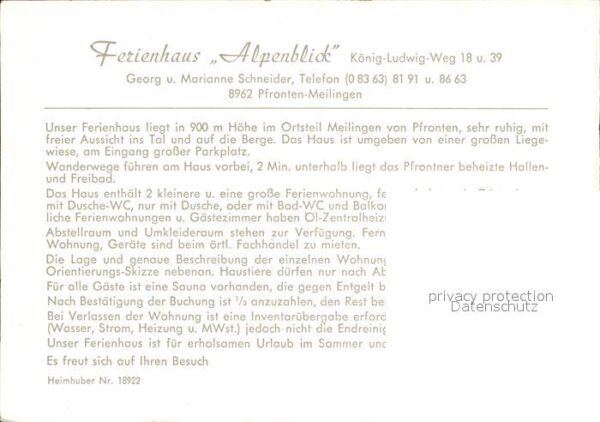 Meilingen Ferienhaus Alpenblick Frühstückszimmer – Bild 2