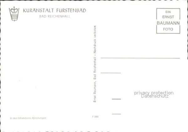 Bad Reichenhall Kuranstalt Fürstenbad – Bild 2