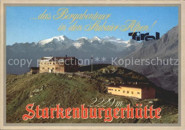 Starkenburgerhuette Wilden Freiger Pfaff Zuckerhütl