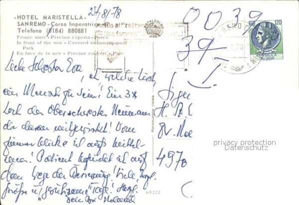 Sanremo Hotel Maristella – Bild 2