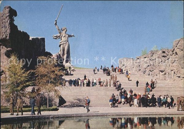 Wolgograd Monumentalstatue Mutter Heimat ruft