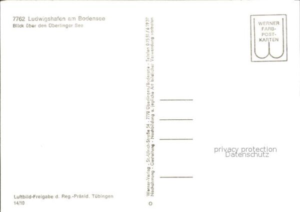 Ludwigshafen Bodensee Überlinger See Fliegeraufnahme – Bild 2
