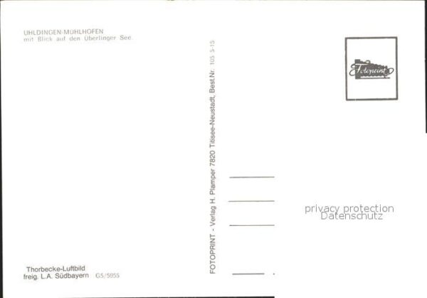 Uhldingen-Muehlhofen Überlinger See Fliegeraufnahme – Bild 2