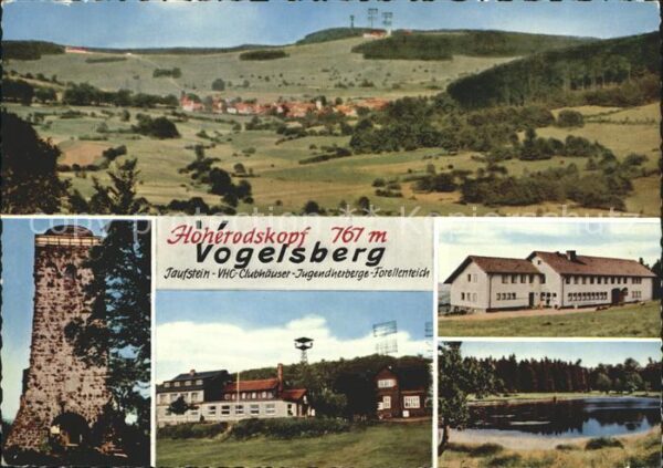 Vogelsberg Hessen Berggasthof Hoherodskopf Taufstein Club