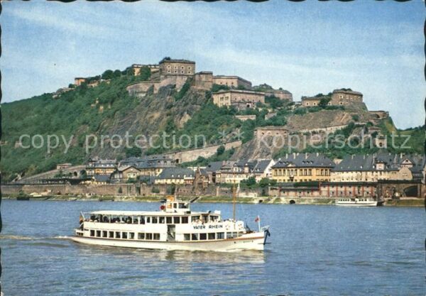Ehrenbreitstein Schifffahrt Vater Rhein