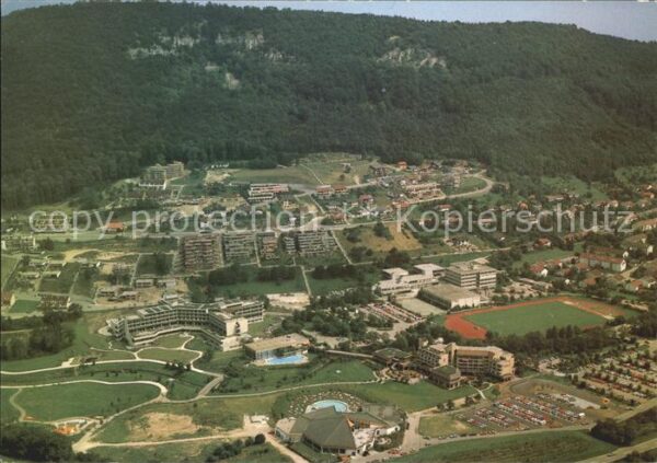 Bad Urach Fliegeraufnahme Kurgebiet