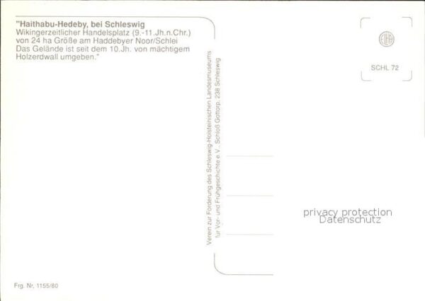 Schleswig Holstein Haithabu Hedeby Fliegeraufnahme – Bild 2