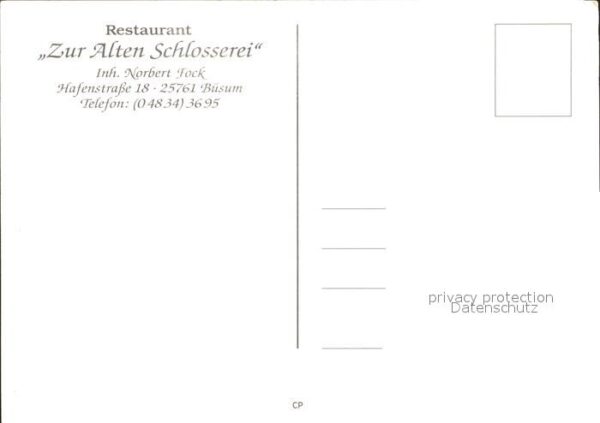 Buesum Nordseebad Restaurant zur Alten Schlosserei – Bild 2