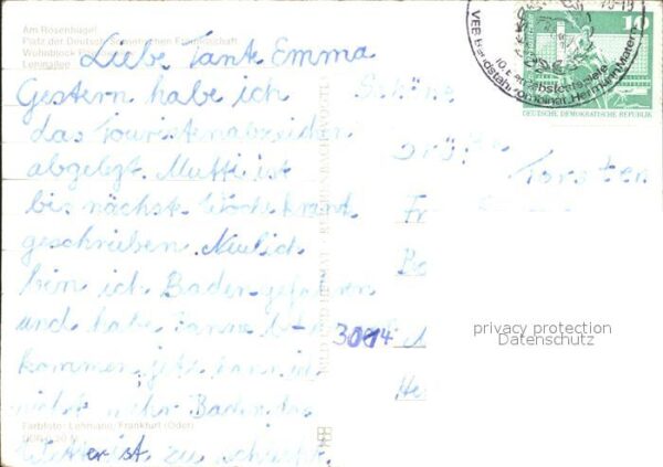 Eisenhuettenstadt Rosenhügel Platz Deutsch Sowjetische Fr – Bild 2