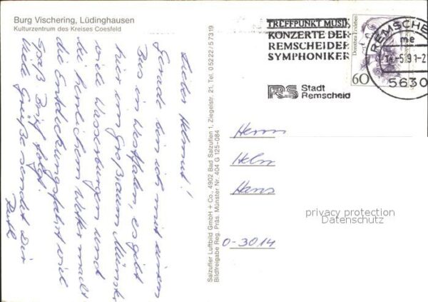 Luedinghausen Burg Vischering Fliegeraufnahme – Bild 2