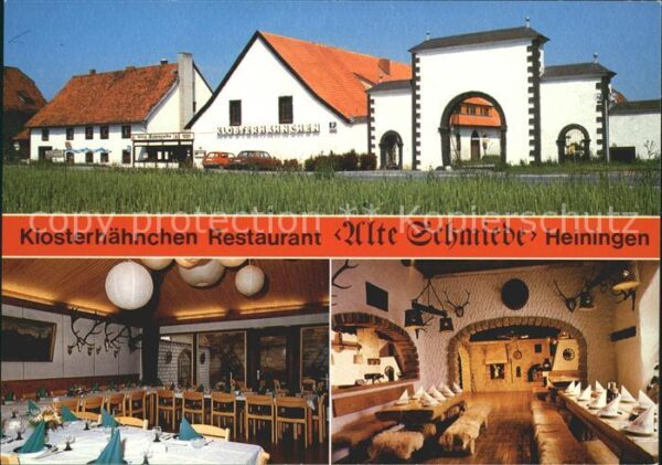 Heiningen Wolfenbuettel Klosterhähnchen Restaurant Alte Schmied