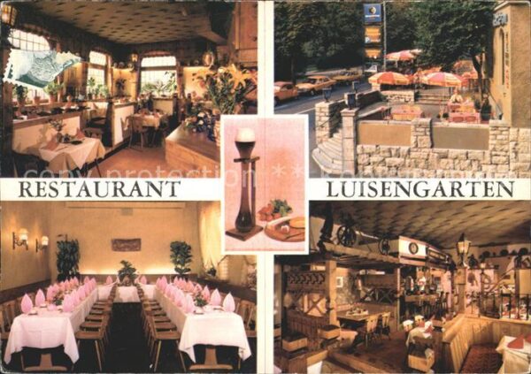 Wuerzburg Restaurant Luisengarten