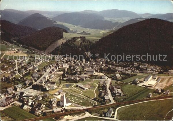 Willingen Sauerland Naturpark Diemelsee Fliegeraufnahme