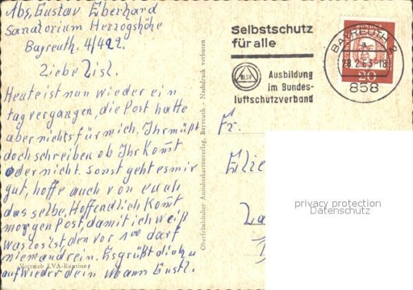 Bayreuth LVA Sanatorium Herzoghöhe – Bild 2