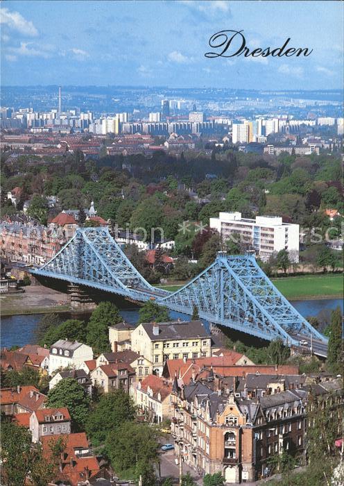 Dresden Blaue Wunder Eilbbrücke Blasewitz Losch
