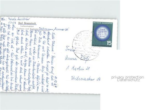 Bad Bramstedt Fliegeraufnahme Kurhaus und Kurhotel – Bild 2