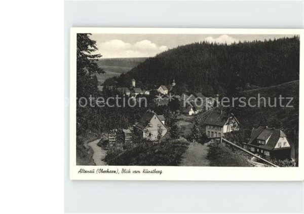 Altenau Harz Blick vom Künstberg