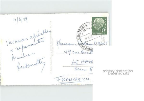 Traben-Trarbach Mosel mit Grevenburg – Bild 2