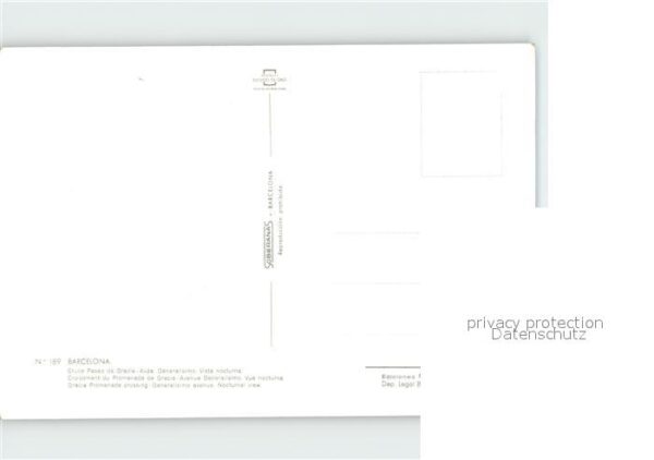 Barcelona Cataluna Generalisimo avenue – Bild 2