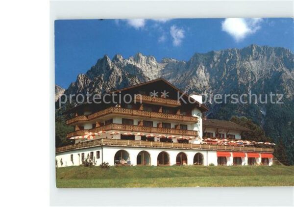 Mittenwald Bayern Berggasthaus Cafe Gröbl- Alm