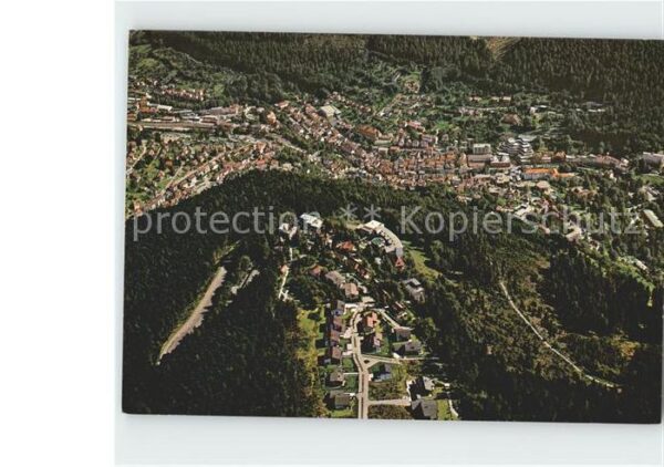 Wildbad Schwarzwald Thermalbad Fliegeraufnahme