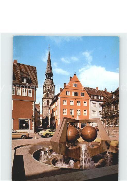 Hannover Ballhofbrunnen Turm Kreuzkirche