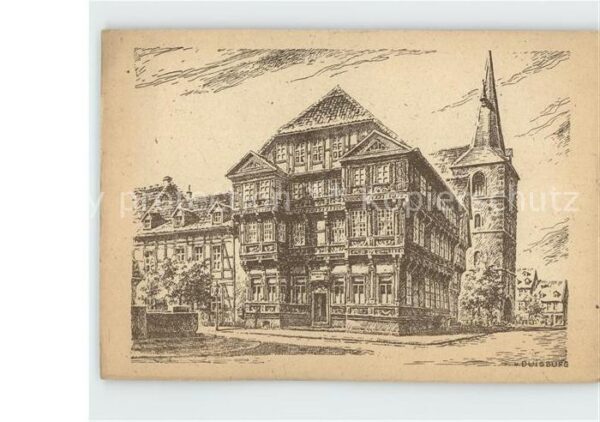 Hildesheim Neustädter Schänke Künstlerkarte