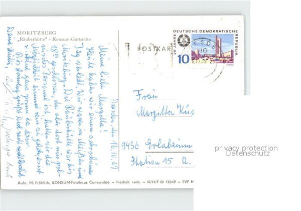 Moritzburg Sachsen Räuberhütte Konsum Gaststätte – Bild 2