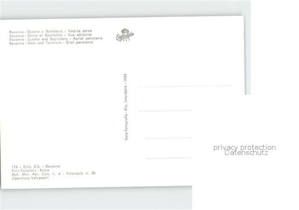 Ravenna Italia Dom Taufstein Fliegeraufnahme – Bild 2