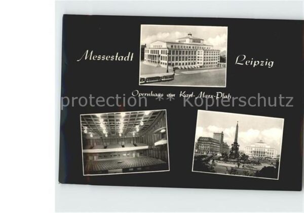 Leipzig Opernhaus Karl- Marx- Platz