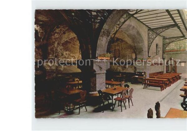 Salzburg Oesterreich Stiftskeller Sankt Peter Felsenhalle