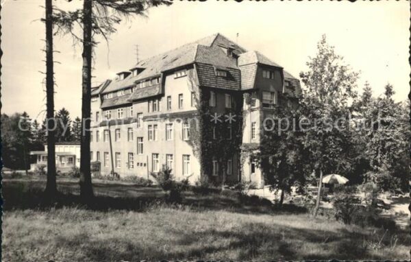 Friedrichsbrunn Harz Sanatorium Ernst Thälmann