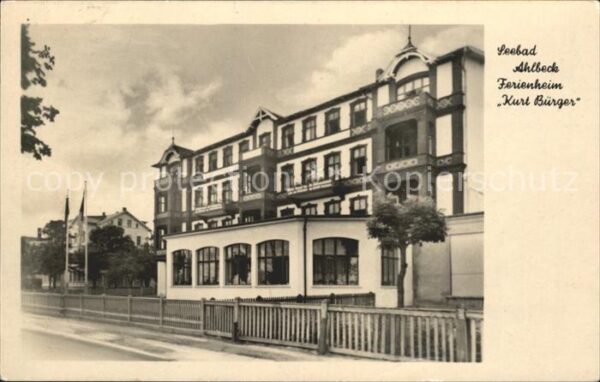 Ahlbeck Ostseebad Ferienheim Kurt Bürger