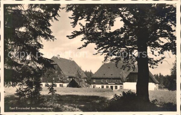 Neuhausen Erzgebirge Bad Einsiedel Teilansicht