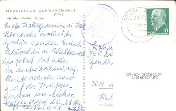 Meuselbach-Schwarzmuehle mit Meuselbacher Kuppe – Bild 2